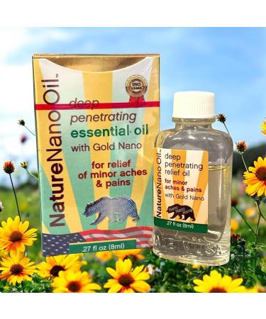 1 Pack - Nature Nano Essential Oil - Dau Con Gau Cong Nghe Na No - 8 mL per Bottles with Only 1 Bottle per Order - Product of USA NATURE ESSENTIAL OIL 1 PACK - Buy Online on GoSupps.com