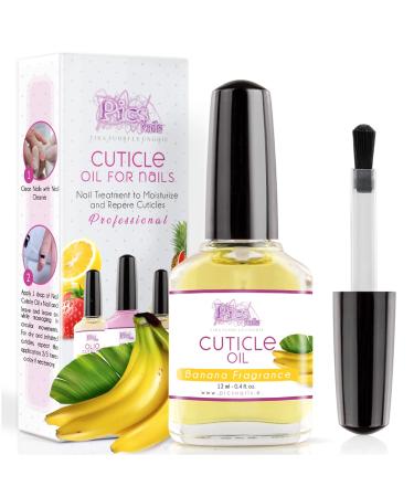 Cuticle Oil for Nails Professiona Nail Treatment 12 ml - 0 4 Fl. oz - Banana Fragrance - Moisturizing and Regenerating Oil for Cuticles Gives Relief and Freshness to Dry and Irritated Skin