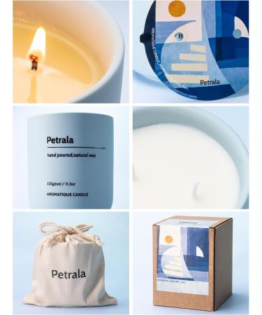 Strong Scented Sandalwood Candle - 11.3 Oz | 50 Hours Burn Time | Elegant Home Decor & Gift for Women - Buy Online on GoSupps.com