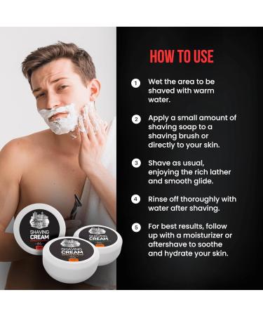 Buy The Shave Factory Shaving Cream for Men - Made in Italy All Skin Types Cloves & Black Pepper - 125ml (4.22 Fl. Oz) - International Shipping - Buy Online on GoSupps.com