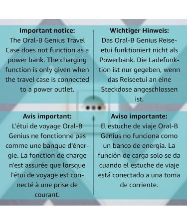 Oral-B Genius Series Travel Toothbrush Kit with Charging Function | Rose Gold | Includes 1 Handpiece, 2 Toothbrush Heads, Travel Case, and US-Charging Cable - Buy Online on GoSupps.com