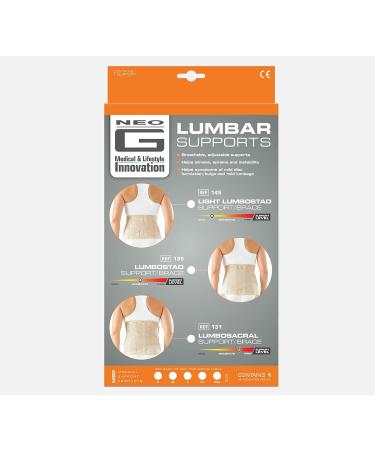 Buy Neo-G Lumbostad Brace for Mild Disc Herniation & Lumbago Support | Class 1 Medical Device - Small Tan - Buy Online on GoSupps.com