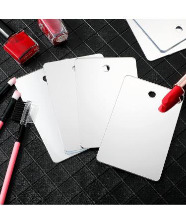 10-Piece Featherweight Shatterproof Plastic Mirrors - Unbreakable Shower & Travel Makeup Mirror Set for Men and Women - Hanging Pocket Mirror for Bathroom - 4.3 x 2.8 Inch - Buy Online on GoSupps.com