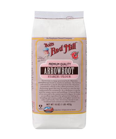 Bob's Red Mill Arrowroot Starch / Flour 16oz (Pack of 4) - Gluten-Free & Non-GMO - Buy Online on GoSupps.com