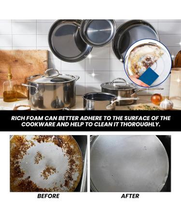 Miracle Gel Cleaner for Pots and Pans Gel Cleaner for Cookware Bottoms Kitchen Cleaner Targets Stubborn Grease Powerful Stain Remover Pot Bottom Polish 1pcs - Buy Online on GoSupps.com