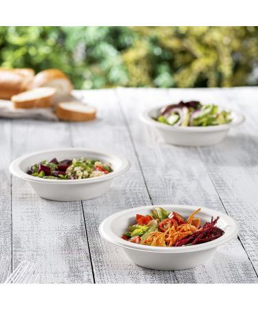 100% Compostable 16 oz. Heavy-Duty Soup Bowls 125 Pack Eco-Friendly Disposable Sugarcane Paper Bowls 16 oz. - 125 Count - Buy Online on GoSupps.com