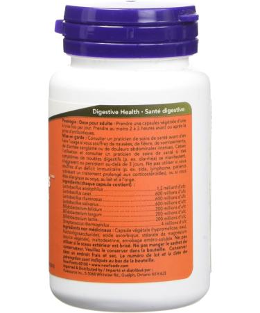NOW Supplements Gr8-Dophilus Capsules 60 Count - Buy Online on GoSupps.com