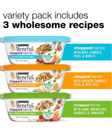 Beneful Purina Wet Dog Food Variety Pack Chicken 10oz (12 Count) - Buy Online on GoSupps.com