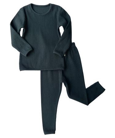 DreamBuy 20 Colours Ribbed Pyjama/Tracksuit/Loungewear Unisex Boys And Girls Pyjamas Baby Clothes Pyjamas For Women And Mens Pyjamas 1-2 Years Pine