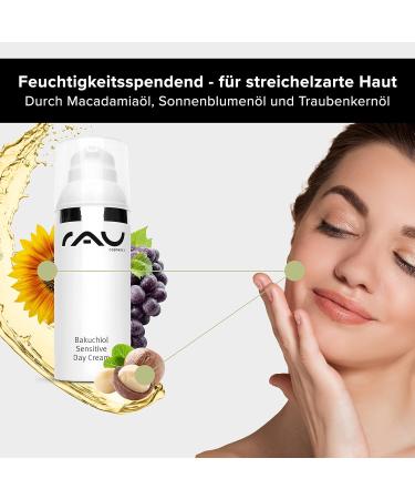 Buy Rough Cosmetics Bakuchiol Sensitive Day Cream 50ml | Anti-Aging Retinol Face Cream for Blemished & Ripe Skin | Light Moisturizer for Glowing Skin - Buy Online on GoSupps.com