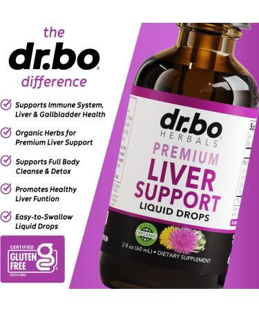Liver Cleanse Detox & Repair Organic - Natural Liver Support Supplement Liquid Drops Milk Thistle Dandelion Chanca Piedra Extract Artichoke - Gallbladder Health Formula Supplements Liquid Drops 2oz - Buy Online on GoSupps.com