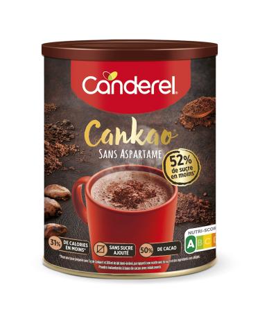 Canderel CANDEREL Cankao Cocoa Powder 38% Less Calorie Flavour Calorie Free Chocolate 250 g Box of 5