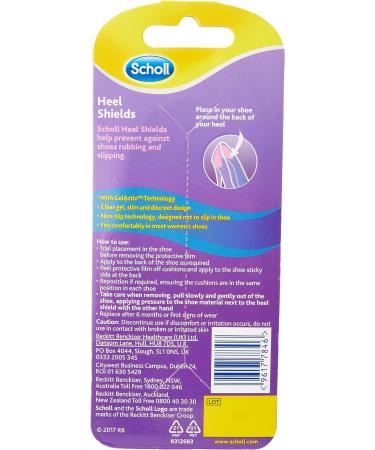 Scholl Party Feet Invisible Gel Heel Shields - 2 Count, Long-Lasting Protection for Heels - Buy Online on GoSupps.com
