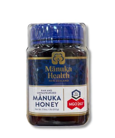 Manuka Health UMF 10+ (MGO 263+) Raw Manuka Honey 17.6 oz
