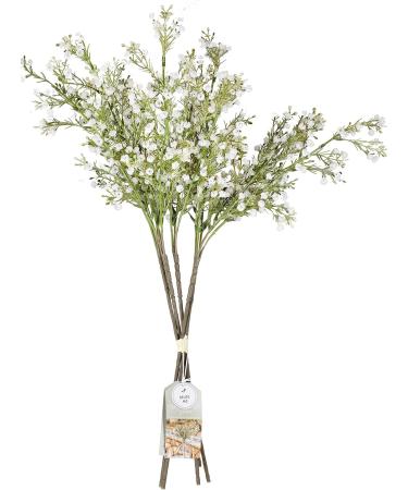 Ginger Ray Wedding Flowers - Gypsophilia Artificial Leaves Pack of 5 | White Baby's Breath for Elegant Decor - Buy Online on GoSupps.com