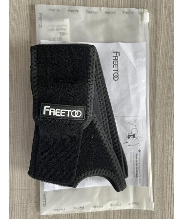 Freetoo 2-Pack Wrist Bandages for Men & Women - Support for Tendonitis & Carpal Tunnel | Ideal for Strength Sports | Black - Buy Online on GoSupps.com