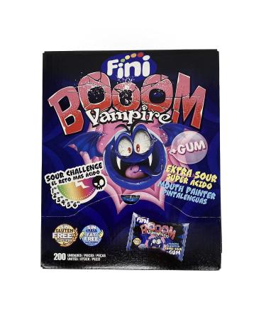 Fini Boom Vampire Candy with Chewing Gum Filling - Box of 200 Pieces | International Shipping Available - Buy Online on GoSupps.com