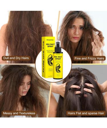 Sea Salt Spray for Hair (5 fl oz) Volume Sea salt spray for Men and Women Beach Waves Sea Salt Hair Texture Spray for Hair Spray for Hair Styling Extra Hold - Buy Online on GoSupps.com