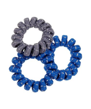 Practical Grey Blue Hanging Sports Toiletry Bag Set with Brush Hair Band & Ties | PARSA - Ideal for Travel & Gym - Buy Online on GoSupps.com