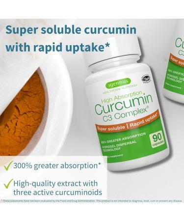 Multivitamin & Minerals for Men + High Absorption Curcumin C3 Complex Vegan Bundle Sustained Release Advanced Multivitamin + 300% Greater Absorption Curcuminoids with Rapid Uptake by Igennus - Buy Online on GoSupps.com