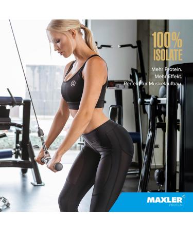  Maxler Maxler 100% Isolate Protein Powder Natural Flavoured Whey Isolate from Livestock Whey Protein Isolate Low Sugar & Tasty Strawberry 300 g - Buy Online on GoSupps.com