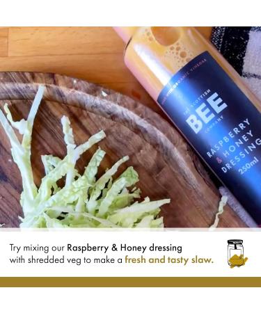 Scottish Bee Company Raspberry & Honey Dressing: Locally Sourced Blossom Honey & Wild Raspberries - Buy Online on GoSupps.com