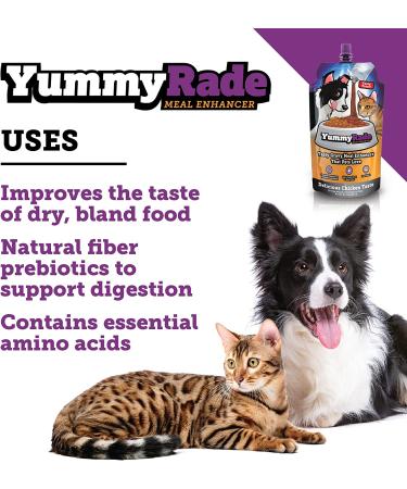 YummyRade Pet Meal Topper: Healthy Gravy Enhancer for Dogs & Cats - Grain Free Chicken Flavored - 8.4 Fl Oz (Pack of 3) - Buy Online on GoSupps.com