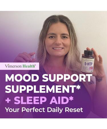 5HTP Serotonin Supplements for Women & Men. Sleep Aid & Occasional Stress Support - 5 HTP Plus Supplement 200 mg with Calcium for Sleep Calm Mood & Neurotransmitter Support. 60 Capsules made in USA 60 Count (Pack of 1) - Buy Online on GoSupps.com