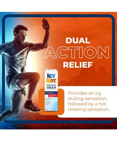 Icy Hot Extra Strength Pain Relief Cream Fast-Acting Muscle and Joint Pain Relief from Discomfort Caused by Arthritis Sprains and Strains Methyl Salicylate 30% Menthol 10% 85g Tube Icy Hot Cream - Buy Online on GoSupps.com