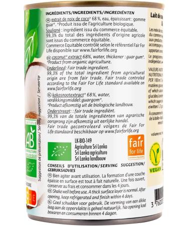 Jardin BiO tic Coconut Milk 400 ml Pack of 6 400 ml x 6 2400 ml - Buy Online on GoSupps.com