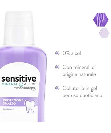 Mentadent Mollutorio Gel Sensitive - Mineral Active Protection Nail Polish 300ml | International Shipping Available - Buy Online on GoSupps.com