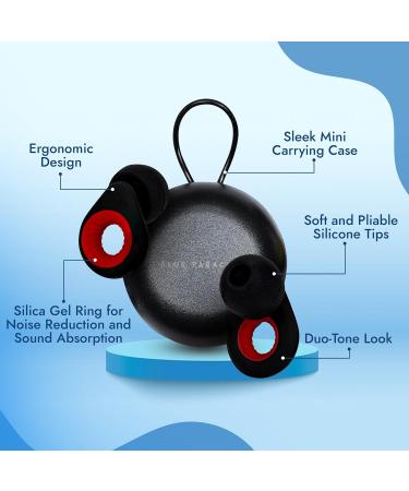 Comfortable & Effective Noise Canceling Earplugs for Sleeping, Snoring, Concerts - White - Buy Online on GoSupps.com