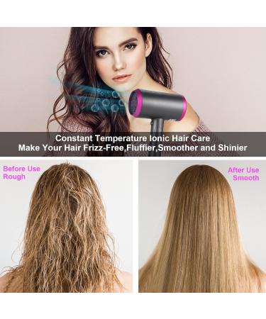 QISUO 1800W 2 Speeds Hair Dryer Fast Dry Hairdryers with Attachment Diffuser & Concentrator - Buy Online on GoSupps.com