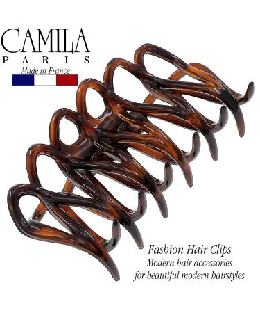 Camila Paris CP3519 Large Hair Claw Clip for Thick, Long, Wavy Hair - Strong Hold, No Slip Grip, Tortoise Shell - Made in France - Buy Online on GoSupps.com