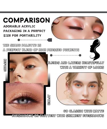Beige Brown Eyeshadow Palette 4 Colors Matte Glitter Eyeshadow Makeup Palette with Brushes Waterproof Long Lasting Pigmented Gray Silver Eye Shadow Palette Goth Halloween Daily Makeup Pallet - Buy Online on GoSupps.com