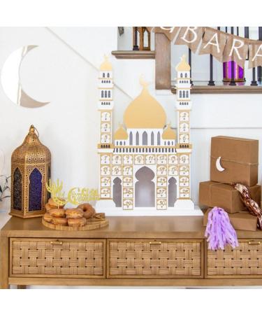 24 Pack Eid Mubarak Cupcake Toppers Glitter Star Ramadan Cupcake Pick Moon Star Eid Islamic Muslim Theme Party Cake Decoration Supplies Gold - Buy Online on GoSupps.com