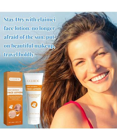 Sweat Absorbing Face Lotion Antiperspirant and Oil Control Lotion Face Discourage Sweat Stop Face Sweating Sweat Absorbing Face Lotion Face Saver Sweat Gel Excessive Sweating Treatment Stop Sweating - Buy Online on GoSupps.com