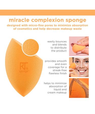 Real Techniques Miracle Complexion Sponges - 4 Pack by Samantha Chapman | Flawless Makeup Application - Buy Online on GoSupps.com
