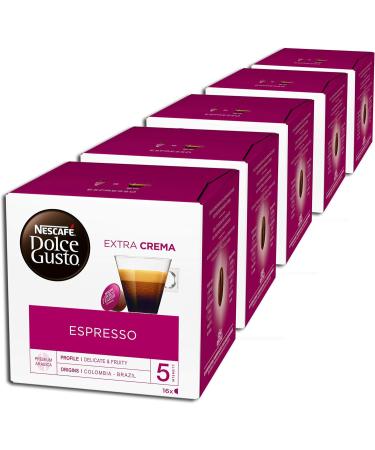  NESCAFE DOLCE GUSTO Nescaf Dolce Gusto Espresso Lot of 5 5 x 16 Capsules - Buy Online on GoSupps.com