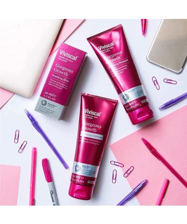 Viviscal Gorgeous Growth Densifying Leave-in Elixir 1.7 oz - Keratin, Biotin, Zinc for Thicker Fuller Hair - Ana Tel Proprietary Complex - Buy Online on GoSupps.com