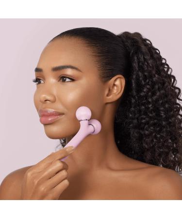 GESKE SmartAppGuided Sonic Facial Roller | 4 in 1 | Derma Roller | Facial Dermasmooth Stimulator | Derma Roll | Professional Facial Roller | Dermaroller for Skincare and Beauty Routine | Smooth Skin Pink - Buy Online on GoSupps.com