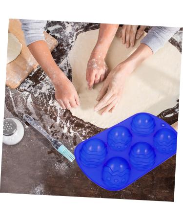 Cabilock Silicone Mold 6 Pcs Six Egg Mold Silicone Molds Capacillos para Cupcake Easter Egg Shaped Molds Chocolate Mold 22.2X12.7CMx3pcs Bluex3pcs - Buy Online on GoSupps.com