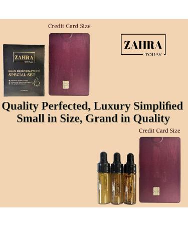 ZAHRA Trio Face Serum Travel Pack - Hyaluronic Acid Vitamin C & Retinol for Anti-Aging Dark Spots & Wrinkles (3 Vials) | International Shipping - Buy Online on GoSupps.com