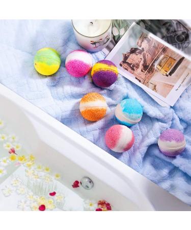 Organic & Natural Handcrafted Bath Bombs Gift Set - 12 Pieces by TTRWIN - Buy Online on GoSupps.com
