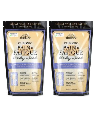 Village Naturals Therapy Chronic Pain Relief Bath Soak 36 oz Pack of 2