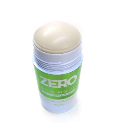 ZERO Dual Strength Aluminum Free Deodorant with Baking Soda and Oxygen - Eliminate Odor Any Time. All natural shea butter formula with essential oils (1 pack) 2.65 Fl Oz (Pack of 1)