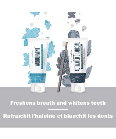 Schmidt's Wondermint Toothpaste with Vitamins and Botanical Extracts - Whitening, Fluoride Free | 4.7 oz (6 Pack) - Buy Online on GoSupps.com