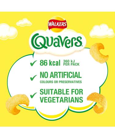 Quavers Cheese Snacks 12 x 16g - Delicious Crunchy Flavored Chips - Buy Online on GoSupps.com