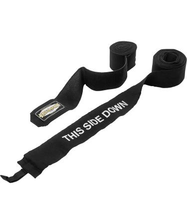 BAD Company Boxing Bands - Elastic Wrist Bandages with Velcro Fastener Thumb Loop | 2.5m - 5m | Black White Red Blue - Perfect for Boxing Training - Buy Online on GoSupps.com