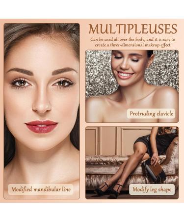 Nivofu 3 Pcs Blush Stick Highlighter Stick and Bronzing Contour Stick Long Lasting and Waterproof Contour Sticks Kit Easy to Sculpt the Face and Create Light Finishing Make-up - Buy Online on GoSupps.com